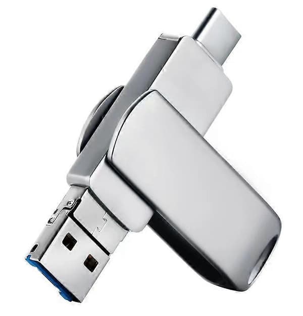 128 GB USB Flash 3.2 Pen Drive Höghastighetsöverföring Metall Bärbar U Disk Flash