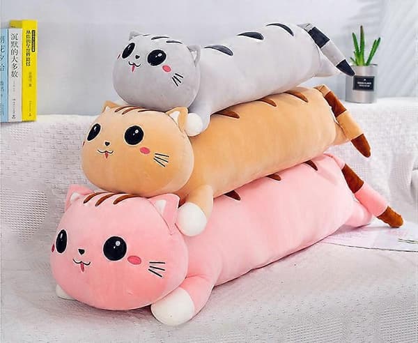 Lang Kosepute Katt Grå 50 Cm