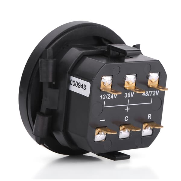 12V/24V/36V/48V/72V LED Digital Battery Indicator with Hour Meter for Golf Cart