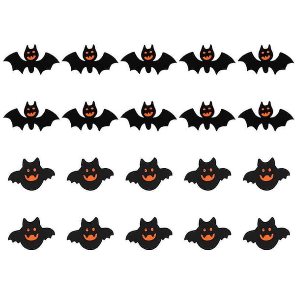 20 stk. Topper Sæt Til Halloween Dekorationer