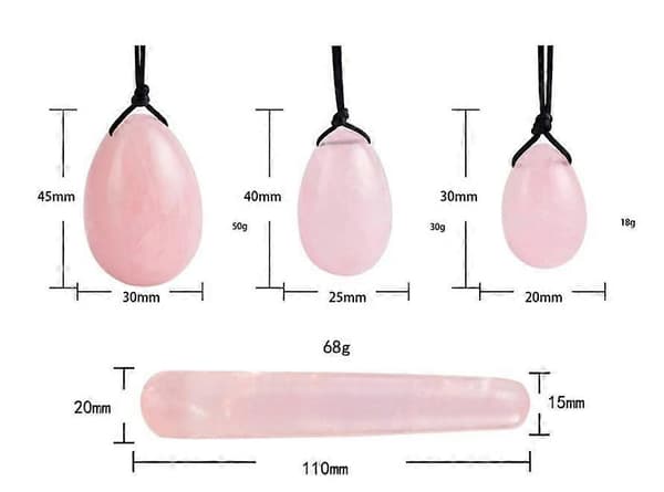 Muskelträningsägg, för bäckenbottenmuskelträning, Jade