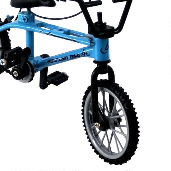 Mini cykelmodel til børn drenge, cykelmodel til hjem og skrivebord Blue