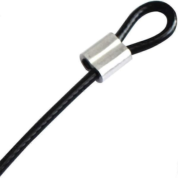 Praktisk och vacker öglad cykelsäkerhetskabel 3/16” (5mm)