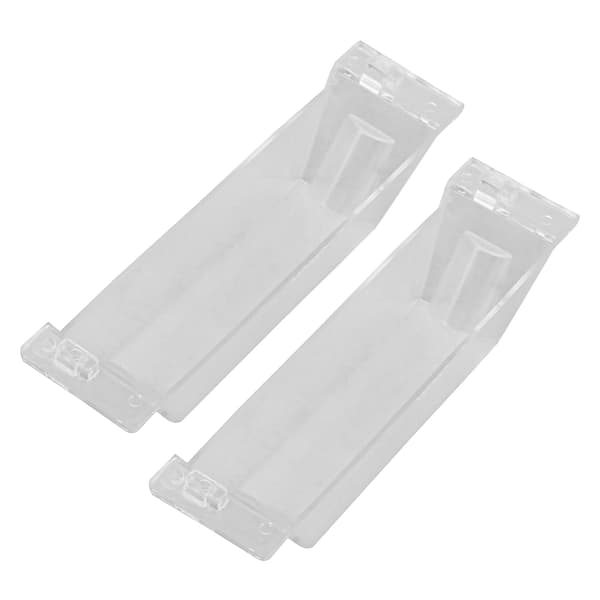2 stk. plasthette oljefangerkopp erstatning rektangel 5 mm liten krok