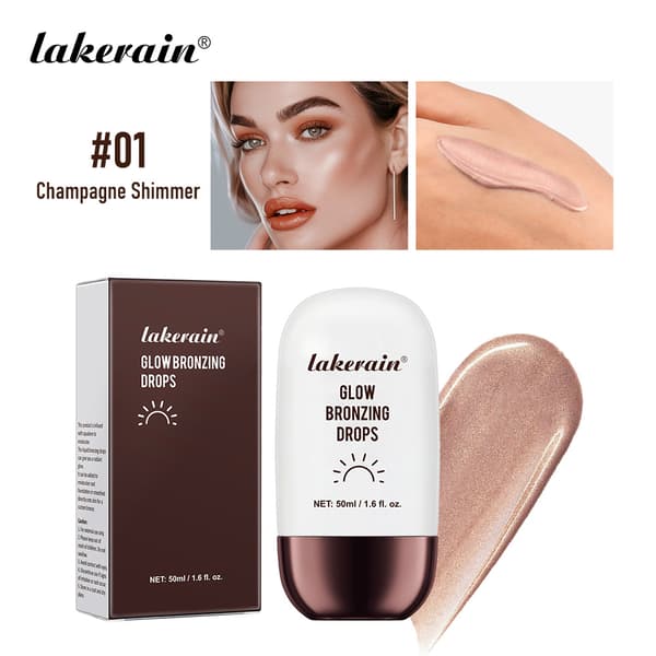 Bronzing serum, can be layered directly for a natural glow, suitable for both face and body. 1