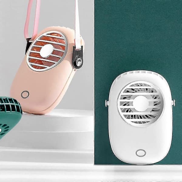 USB bærbar ventilator genopladelig bærbar ventilator med LED-lys
