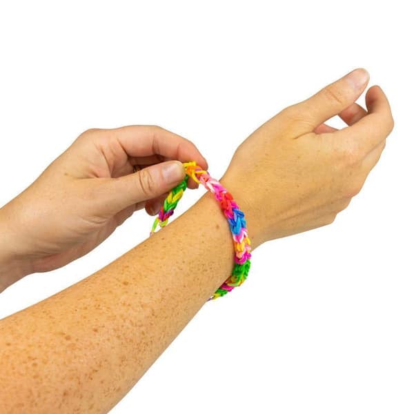 Loom Bands Kit - 600 pcs - Make your own bracelets & figures multifärg multicolor