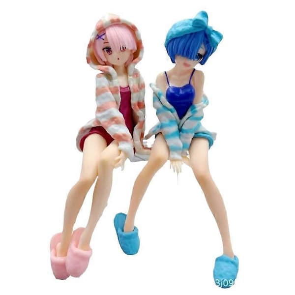 Praktisk och vacker Noodle Stopper-figur 2 st Re:Life in a Different World from Zero