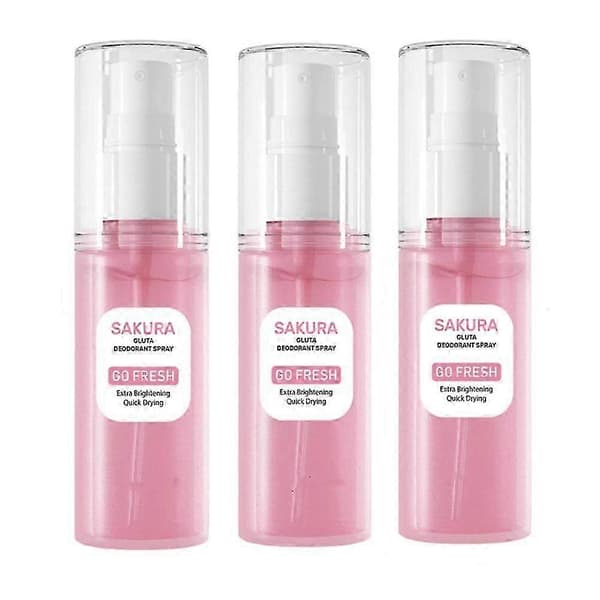 Sakura Antiperspirant Til Fjernelse Af Sved Under Armene Antiperspirant 3 pcs