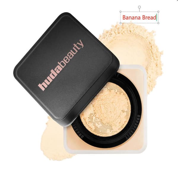 Huda Beauty Pressed Powder — Concealing & Setting Powder | Conceal & Set | Available in Multiple Shades banana bread