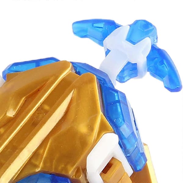 Battling String Launcher, Lång Dual String Battle Game, Top Burst Launcher Set Blue Yellow