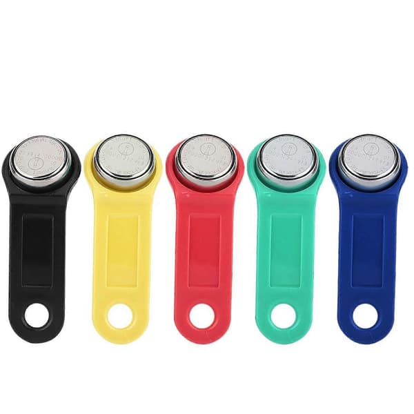 Praktisk og smuk 5 stk. RFID TM-kort sæt IButton Touch Memory Key