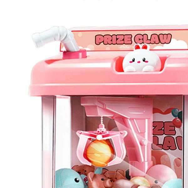 Leksaksgripmaskin för barn, handvevad dockleksak för barn, alla hjärtans dag-presenter pink