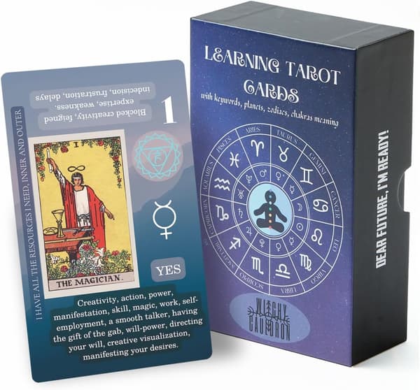 Learn Tarot Cards with Meanings on Them, for Beginners, Training Deck