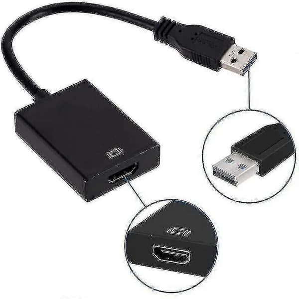 USB-HDMI-sovitin, USB 3.0/2.0 - HDMI 1080p -videokaapeli
