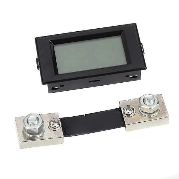 Lcd Dc 100a Digital Display Led Panel Amperemeter/ Ampere Mätare Med 100a/75mv Shuntmotstånd