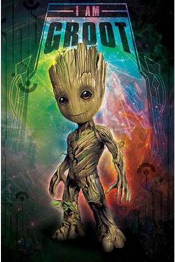 (30x40cm) 30x40cm Groot The Avengers 5D DIY diamantbroderi