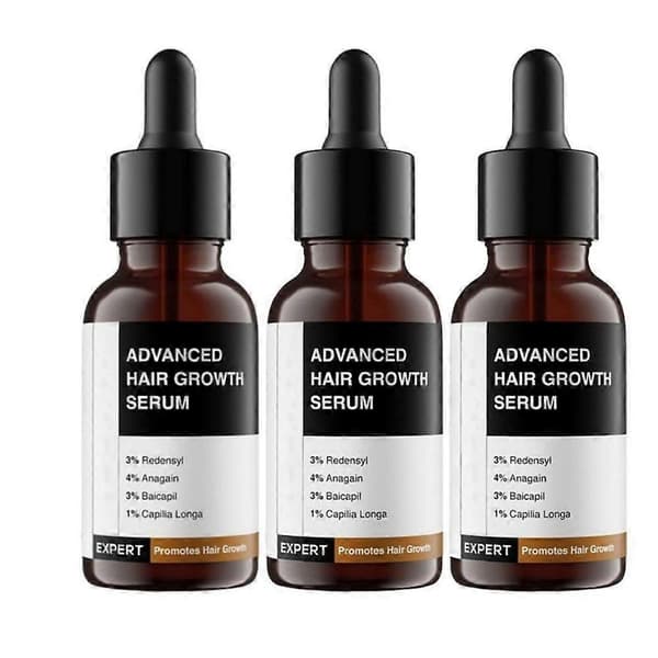 1/2/3x Bare Anatomy Advanced Hair Growth Serum - 30ml 3pcs