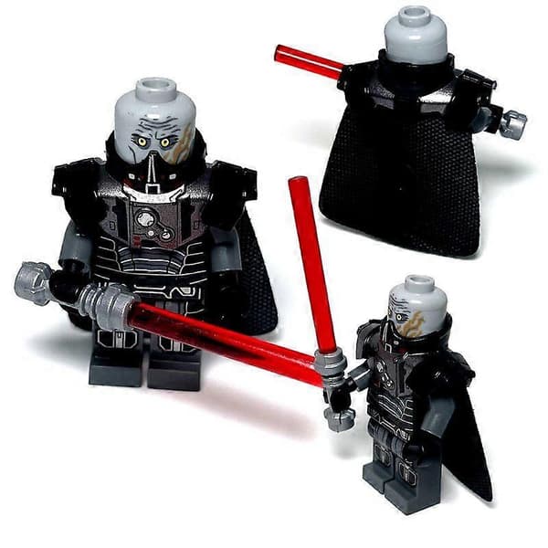 Gamle Republikk Tilpassede Lego Sith Empire Minifigurer Darth Revan Sith Lord Siths