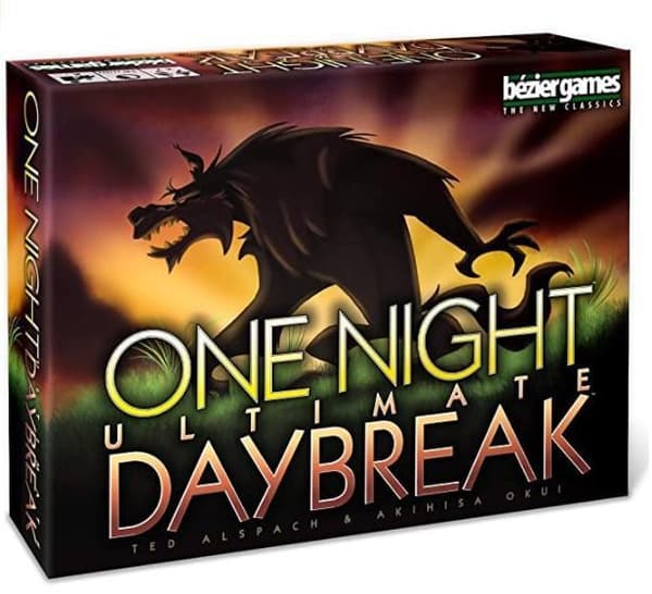 Englanninkielinen versio Lautapeli Lelut One Night Daybreak