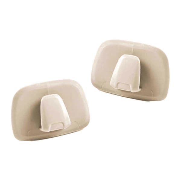 2 kpl auton kattokoukkuja, vaatekoukkuja, PP-autotarvikkeet Beige