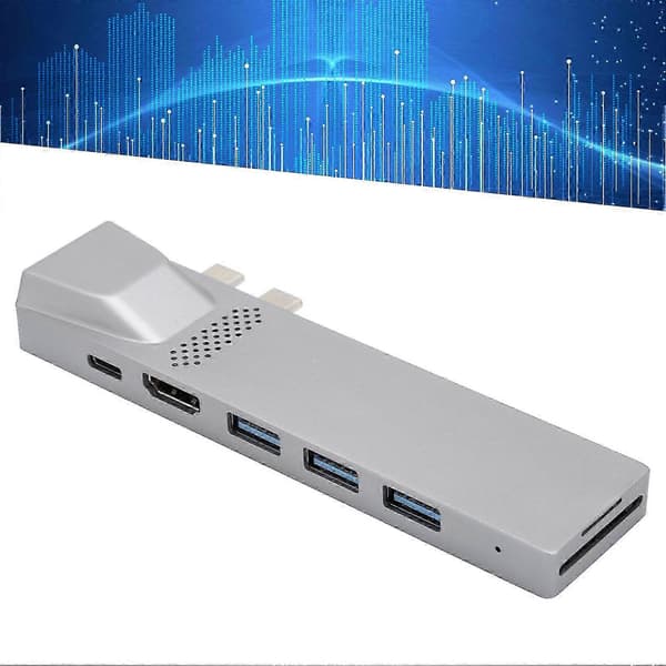 8-i-1-hub for datamaskin, kontor, hjem, universell nettverksmultifunksjonsadapter YSTC0168 26s