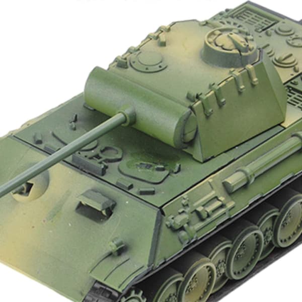 1:72 Skala 4D Tank Model Samlerobjekt DIY Saml Festgaver Miniatur Tank Green