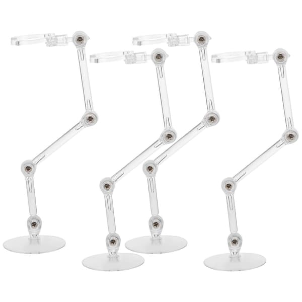 4 stk. Actionfigur Stand Actionfigur Display Rack Samling Actionfigur Display Holder Base