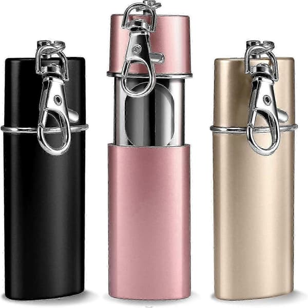 3 Pcs Practical Pocket Ashtray Trio - Odorless Travel Ashtrays for Cigarettes