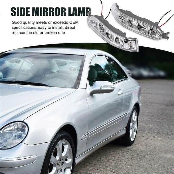 Bil sidespejl LED-lampe til CLK Class W209 C209 2002-2009 bakspejl blinklys A23082