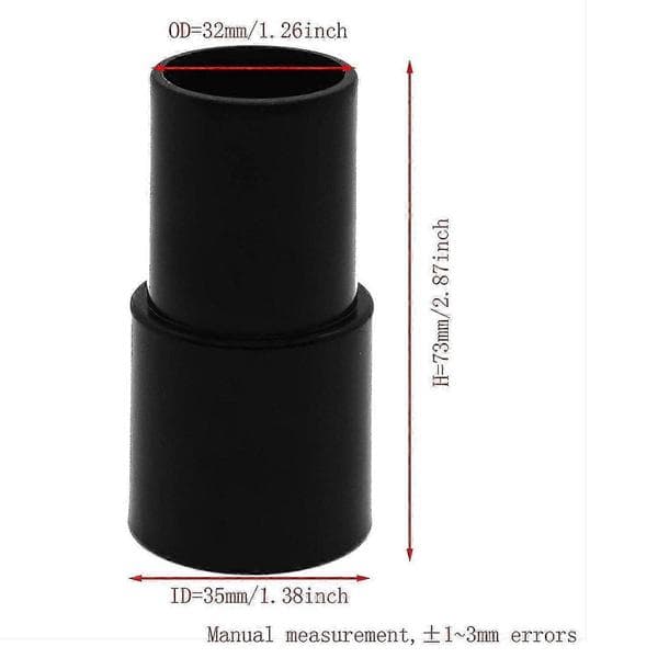 For tilbehør 1,25 tommer rund børste 1-3/8 tommer til 1-1/4 tommer adapter
