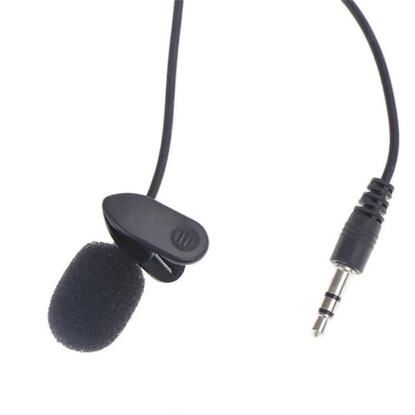 Praktisk och vacker Lapel Clip on Mike Extern mikrofon för bärbar dator PC Utility Replace Widely