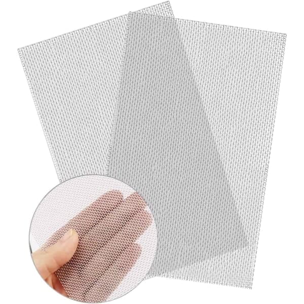 10 st. rustfrit stål 20 mesh ventilationsnet af metal insektnet