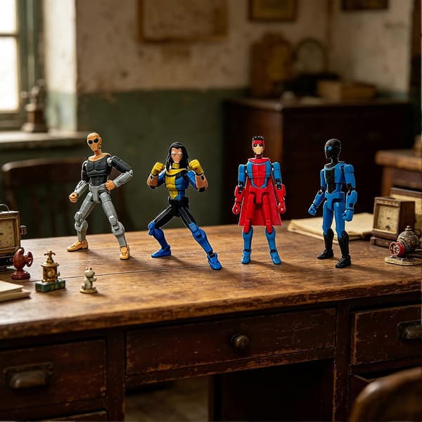 Fullt Artikulerbar Actionfigur – Bevegelige Ledd – for Skrivebordsutstilling – 14cm E