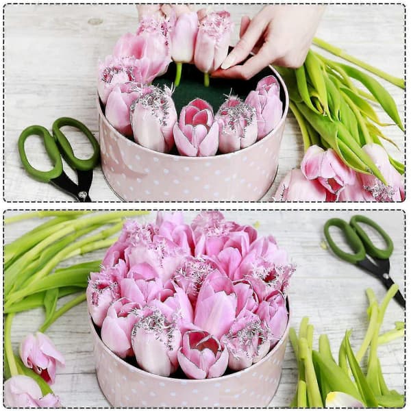 Blomsterskum Rund Blomsterarrangemangssats Skumblock För Bröllop