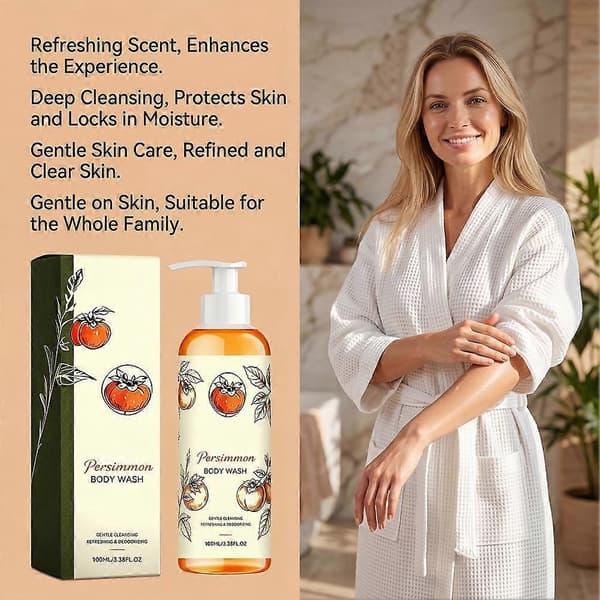 Kaki forfriskende kropsvask - 100 ml