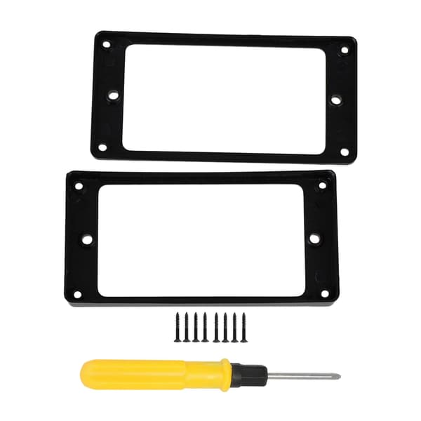 Elgitarr Pickup Ramar Monteringsringar Set om 2 med Skruvmejsel