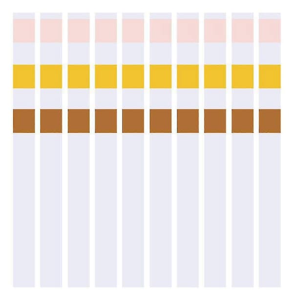 2x50 stk. 3-i-1 teststrips til swimmingpool, klor, pH, alkalinitetstest, vandtest til pools, spa og boblebade