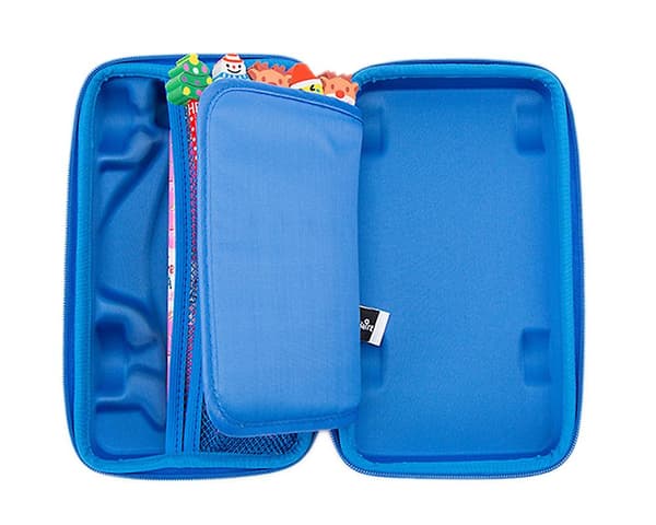 Pennal med bilmønster Blue