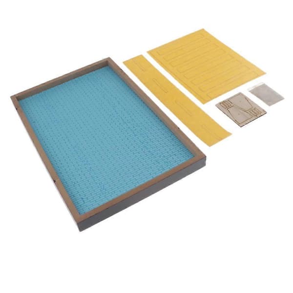 1:35 Skala Trä Tankplattform Modell DIY Sandbord Scenlayout