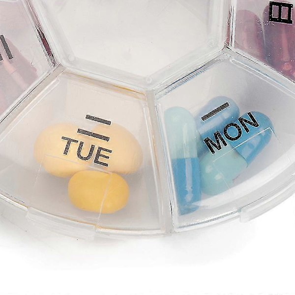 Pillerförvaringslåda (2-pack)