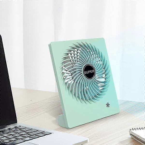 3-hastigheds vindhastighed USB lille ventilator bordventilator bærbar - 4-tommer genopladelig lille ventilator