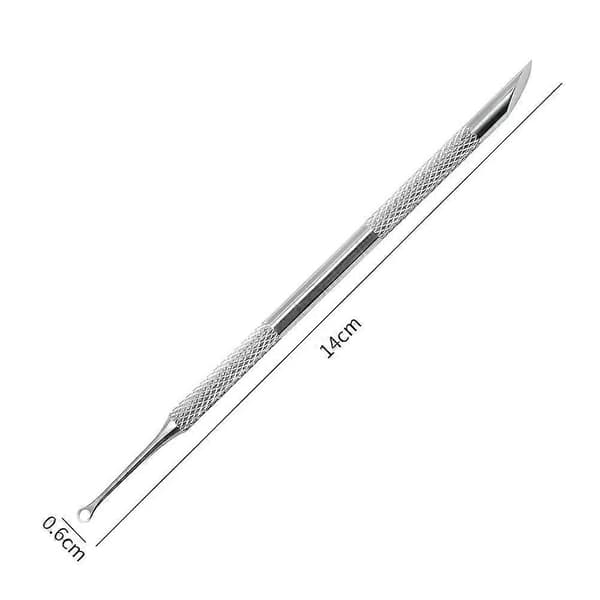 1 * Neglebåndsskubber i rustfrit stål Sliver