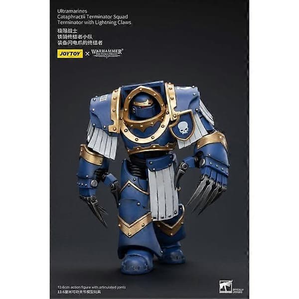 Warhammer The Horus Heresy - Figur 1/18 Ultramarines Cataphractii Terminator Squad Terminator med Lightning Claws