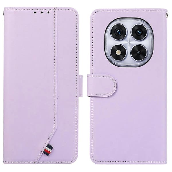 Til Xiaomi Redmi Note 14 Pro 4G Etui RFID Blokerende Flip Læder Telefoncover - Multicolor Purple