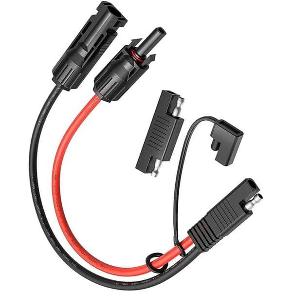MC4 til SAE-adapter for solcellepanel til 10 AWG SAE-adapter - 50 cm RV solcellepanel batteriladersett