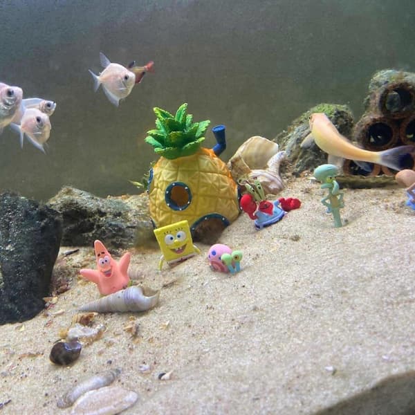 13 stk. Spongebob Firkant Actionfigurer Sæt