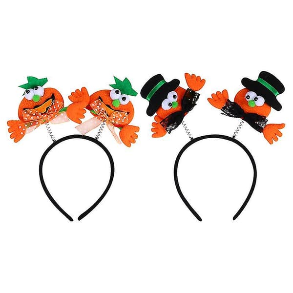 1 sett gresskarhårbånd til Halloween-dekorasjoner