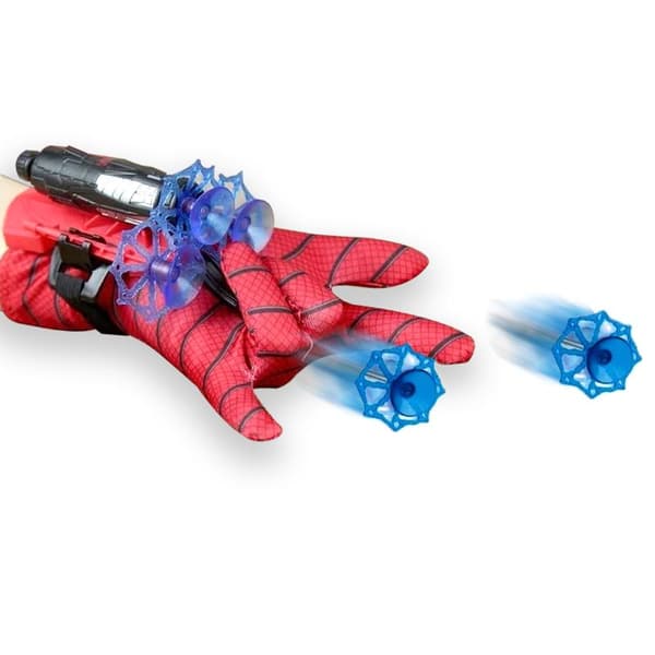 Spiderman Net Shooter til Børn - Skyder sugekopper ud red