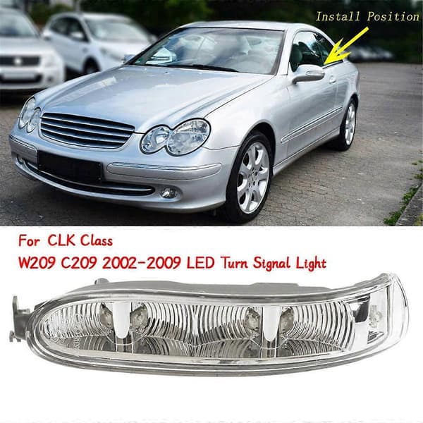 Bil sidespejl LED-lampe til CLK Class W209 C209 2002-2009 bakspejl blinklys A23082